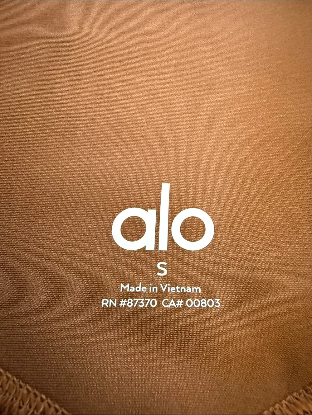 ALO YOGA Airlift High-Waist Elongated Legging Cinnamon Brown S
